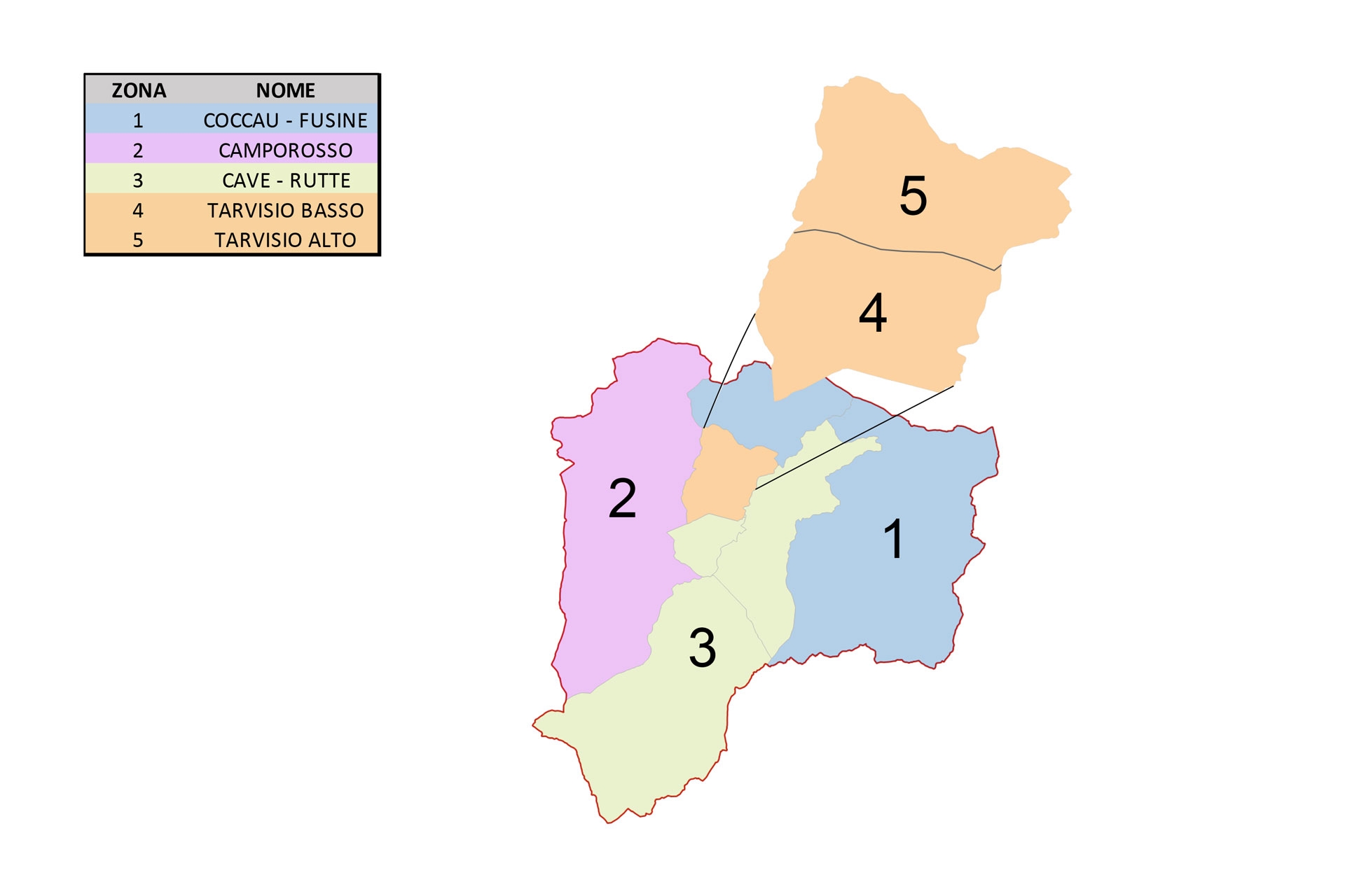 Mappa Sostituzione Massiva Misuratori Tarvisio